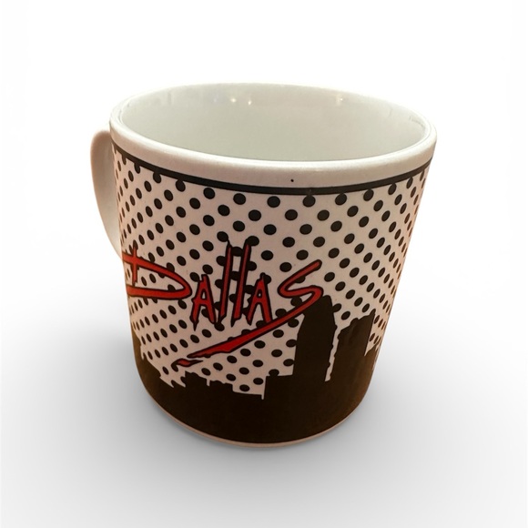Vintage 1986 The Paradies Shops Dallas Skyline Mug - Picture 2 of 9